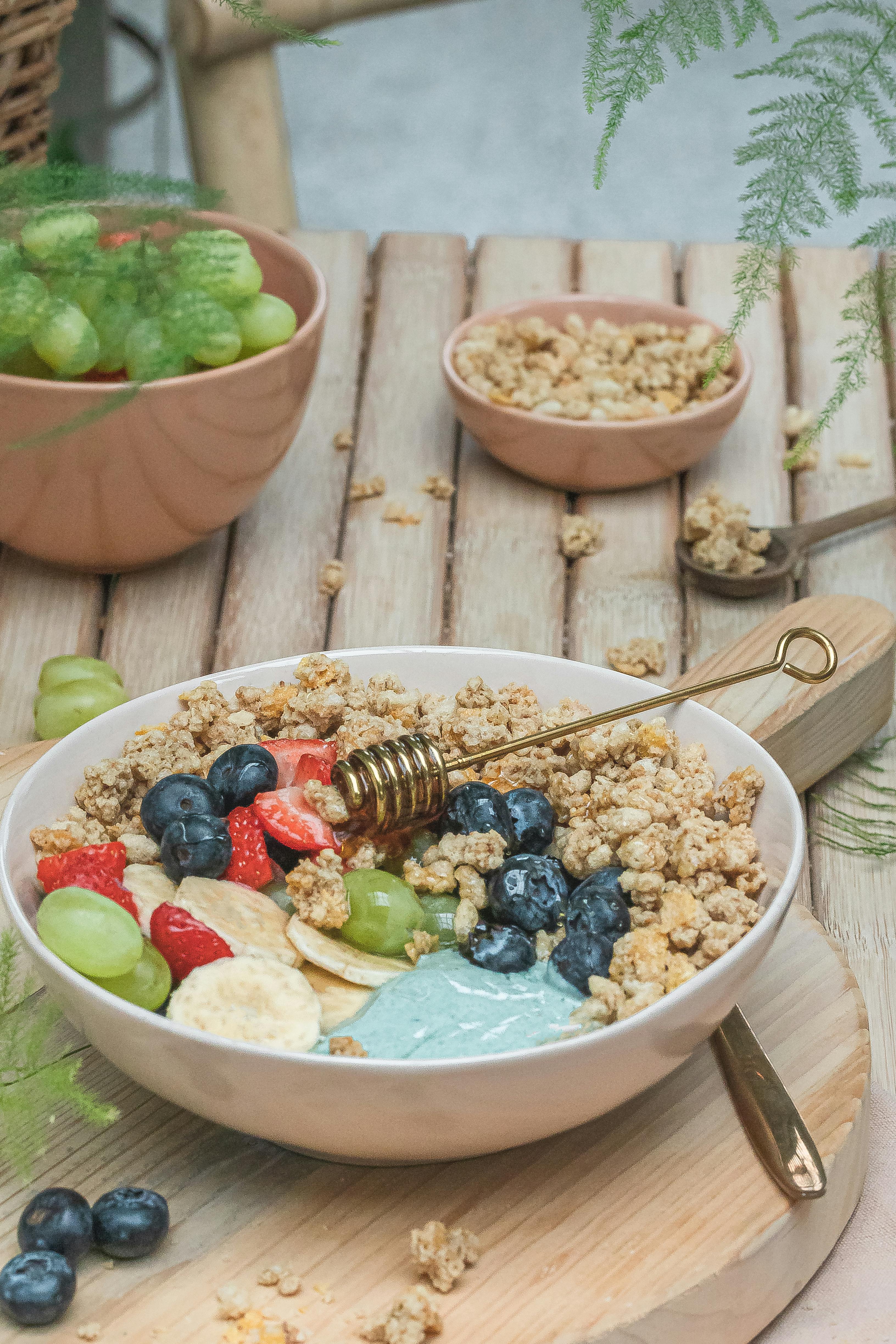 Fruit muesli bowl