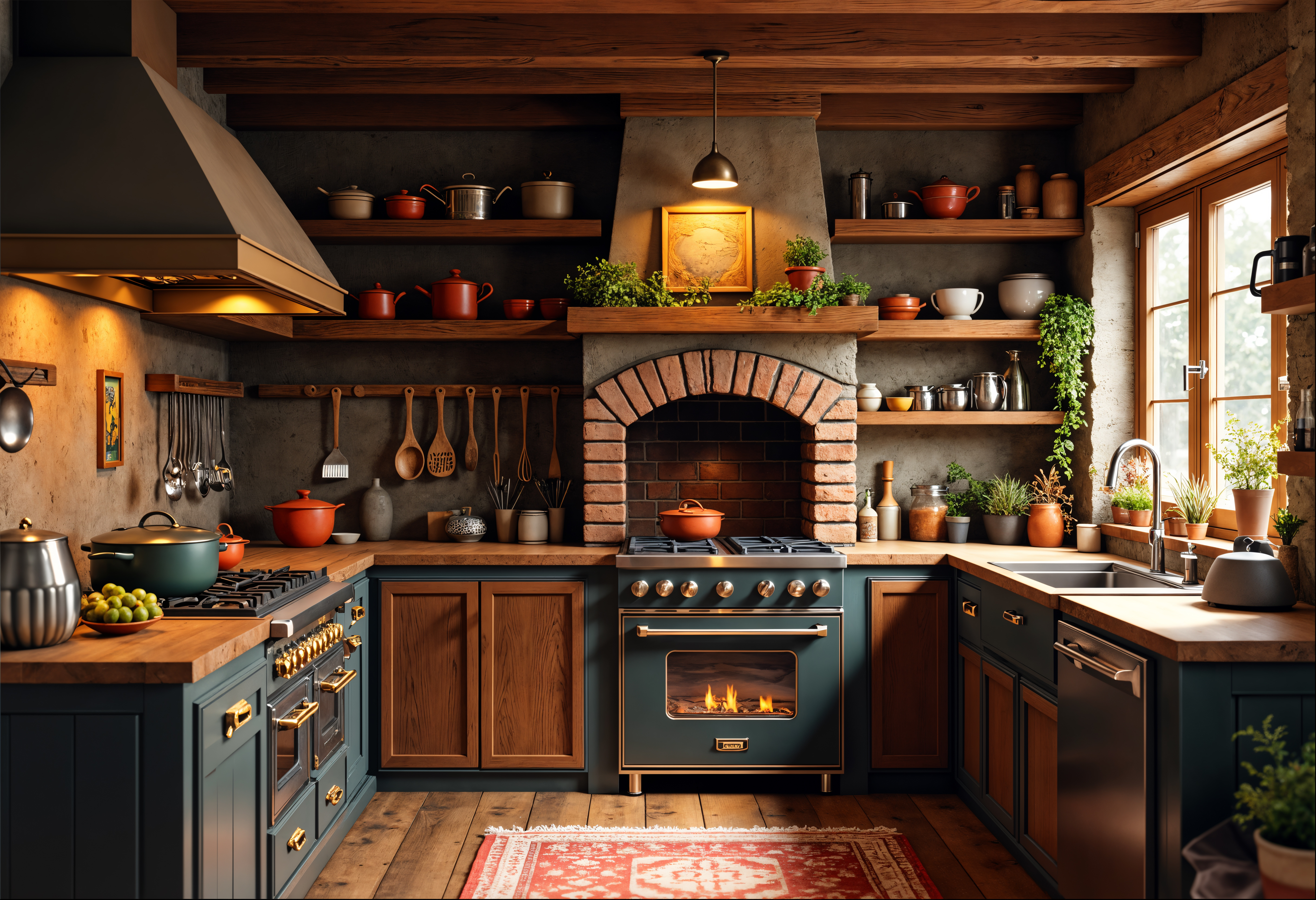 Old photo of the first Sunrise kitchen